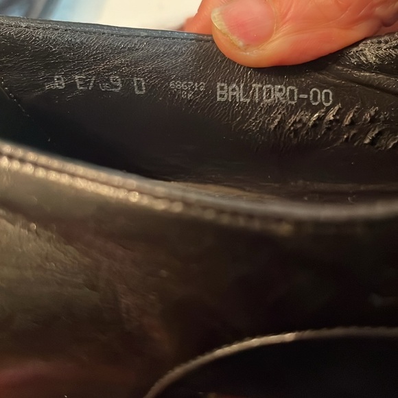 Bally Baltoro Parawet LOGO Style Black Leather Loafers Sz 9US Men Switzerland main image 10